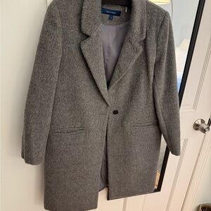 Cole Haan Charcoal Wool Coat